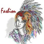 Indian fashion embroidery design