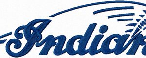 Indian Motorcycles logo 1 embroidery design