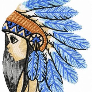 Indian teen embroidery design