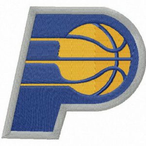 Indiana Pacers alternative logo embroidery design