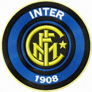 Inter Football Club embroidery design