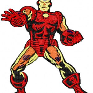 Iron Man 1  embroidery design