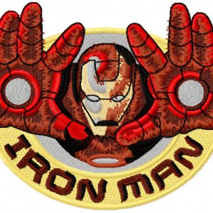 Iron Man embroidery design