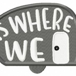 Is where we embroidery design