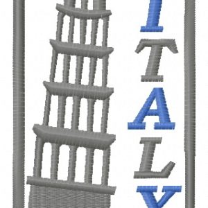 Italy embroidery design