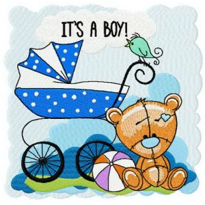 It's a boy 2 embroidery design