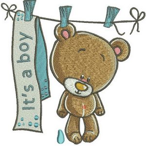 It's a boy 2 embroidery design