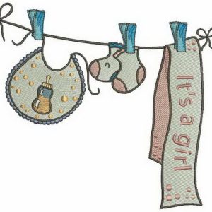 It's a girl 4 embroidery design
