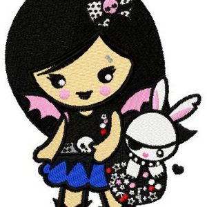 Ivie and Pookie 2 embroidery design