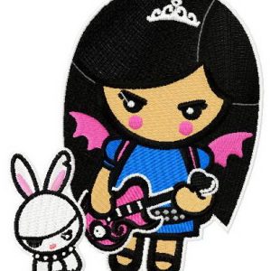 Ivie and Pookie embroidery design