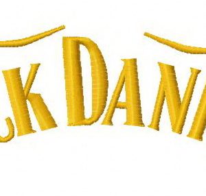 Jack Daniel's logo 3 embroidery design