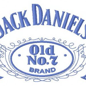 Jack Daniel's logo 4 embroidery design