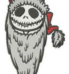 Jack Santa embroidery design