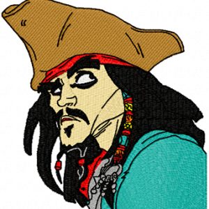 Jack Sparrow  embroidery design
