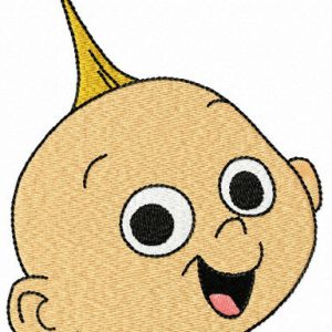 Jack-Jack Parr face embroidery design