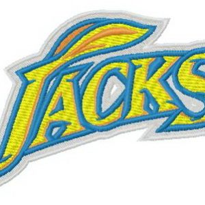 Jacks logo embroidery design