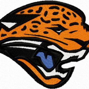 Jacksonville Jaguars logo 2 embroidery design
