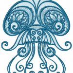 Jellyfish 2 embroidery design