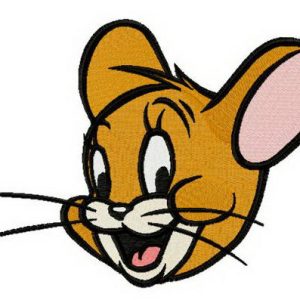 Jerry muzzle embroidery design