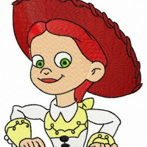 Jessie cowgirl embroidery design