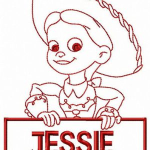 Jessie toy embroidery design