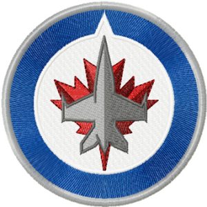 Jets NHL Logo embroidery design