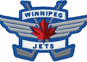 Jets NHL Logo 3 embroidery design
