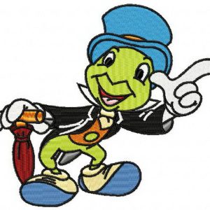Jiminy Cricket 2 embroidery design