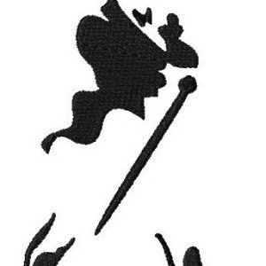 Johnnie Walker logo 2 embroidery design