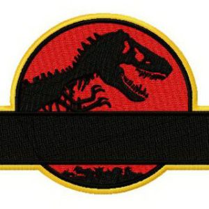 Jurassic World embroidery design
