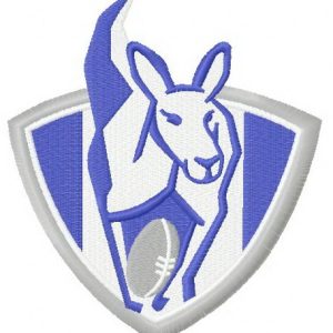 Kangaroos logo 2 embroidery design