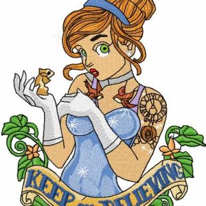 Keep on believing 2 embroidery design