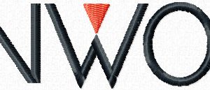 Kenwood logo embroidery design