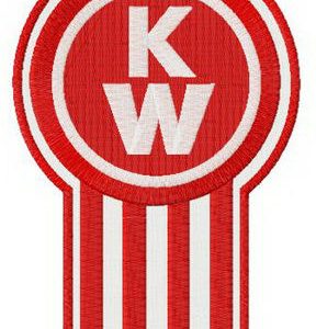 Kenworth alternative logo embroidery design