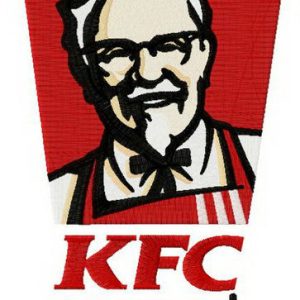 KFC so good embroidery design