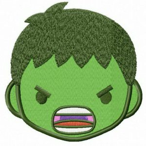 Kid Hulk embroidery design