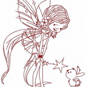 Kind fairy 2 embroidery design