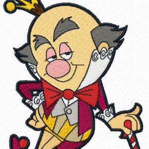 King Candy embroidery design
