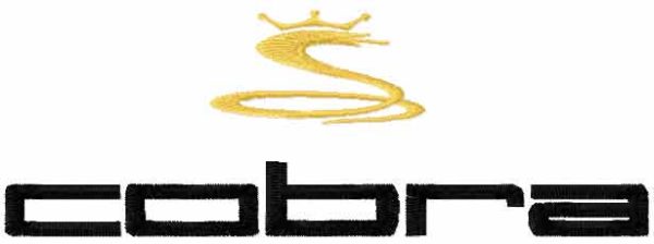 King Cobra golf logo embroidery design