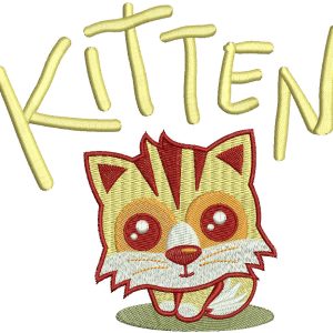 Kitten 11 embroidery design