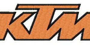 KTM alternative logo embroidery design