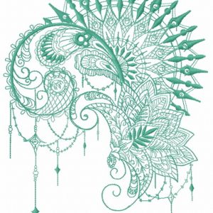 Lace decoration 2 embroidery design