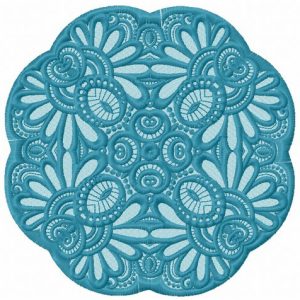 Lace doily 12 embroidery design