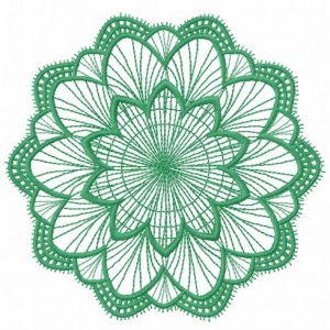 Lace doily 15 embroidery design