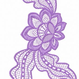 Lace flower 12 embroidery design