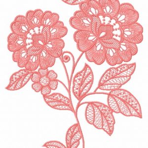 Lace flower 2 embroidery design