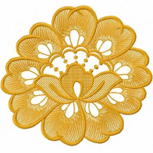 Lace flower 5 embroidery design