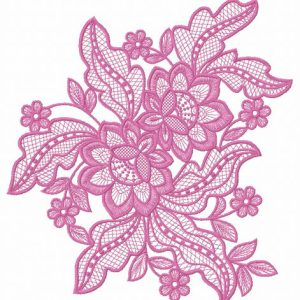 Lace flower 8 embroidery design
