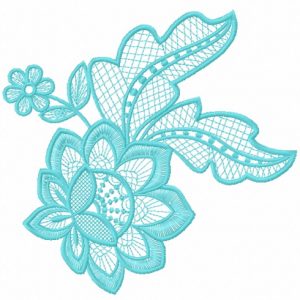 Lace flower 9 embroidery design