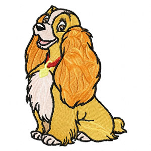 Lady 1 embroidery design